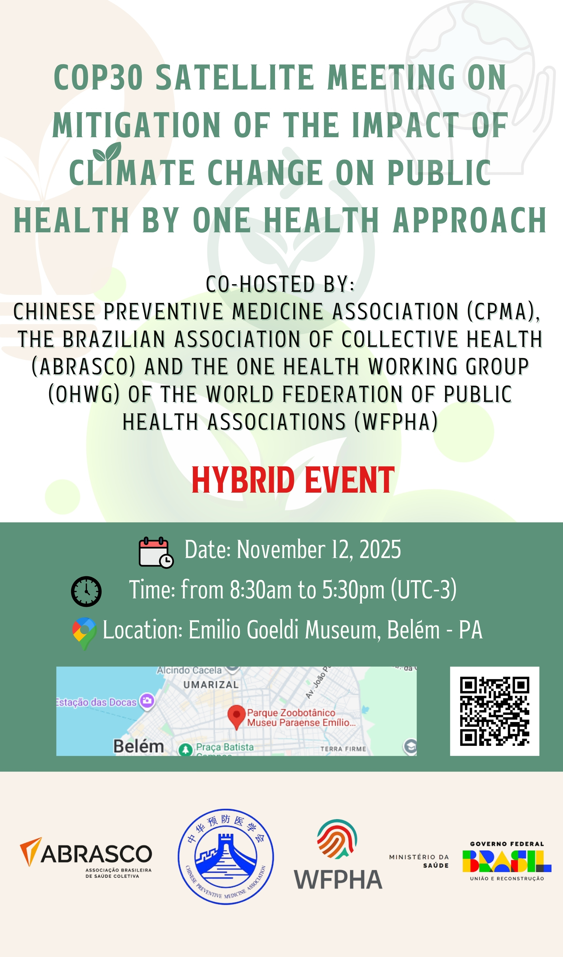 COP30 Satellite Meeting – Intégrer One Health dans l'Action Climatique